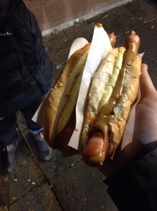 Don't tell Iceland, but these hot dogs are just as horrible as they look. Both parties got sick after eating these. Never trust weird creamy mustard crap.
